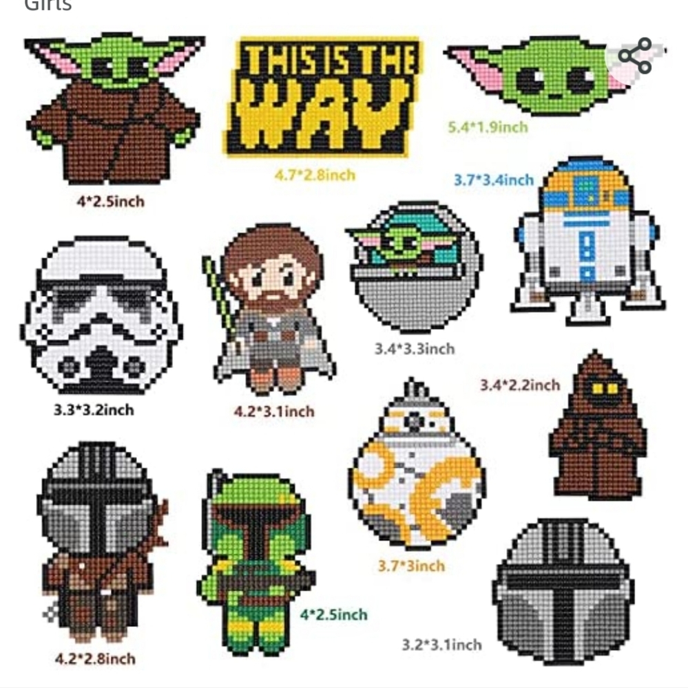 Diamond Sticker Kit - Star Wars Design - Picture 3 of 3